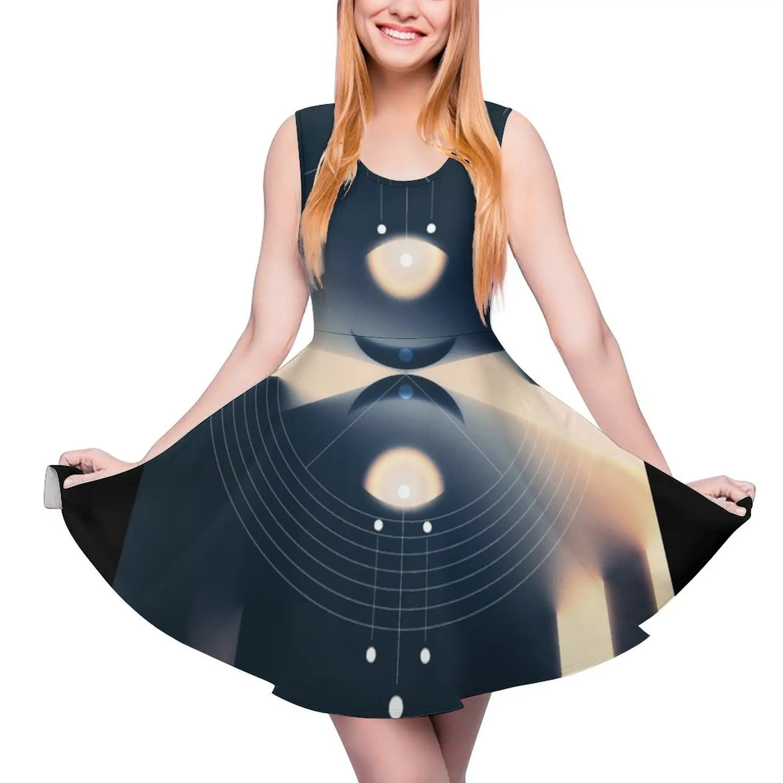 Cosmic Type Sleeveless Dress summer clothes ladies dresses for special occasions women dresses