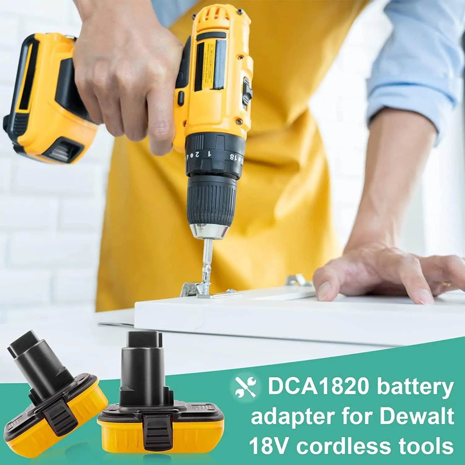 Рисунок 6 - Адаптер аккумулятора DCA1820 20 в для Dewalt 18 в