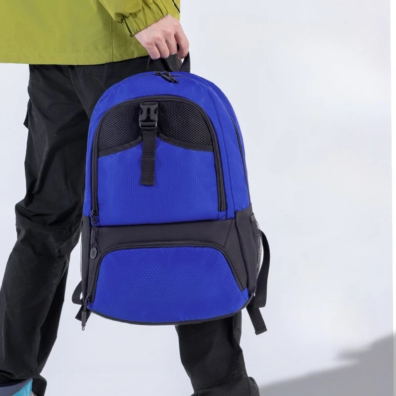 Versatile Sports and Fitness Backpack with Shoe Compartment – Large Capacity Outdoor and Gym Bag