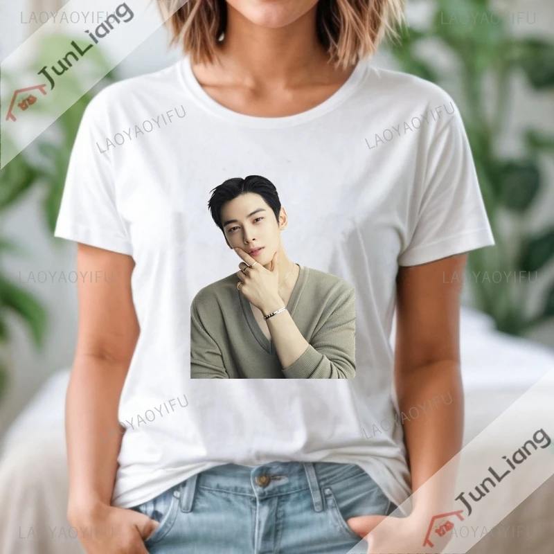 CHA EUN-WOO CK サイン入りＴシャツ CHA EUN-WOO CK サイン入りTシャツ - メルカリ