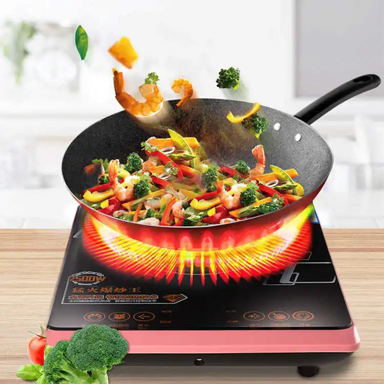 High power touch screen energy saving induction cooker household stir