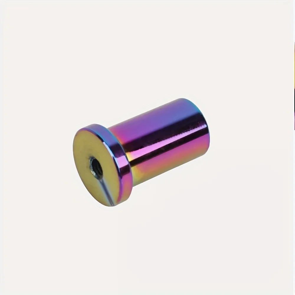 1 Stück Auto-Modifikations-Handbremse aus Aluminiumlegierung, universelle Handbremsgriffhülle, Handbremsstangenhülle, siebenfarbige Schalthebelhülle – Detail 6