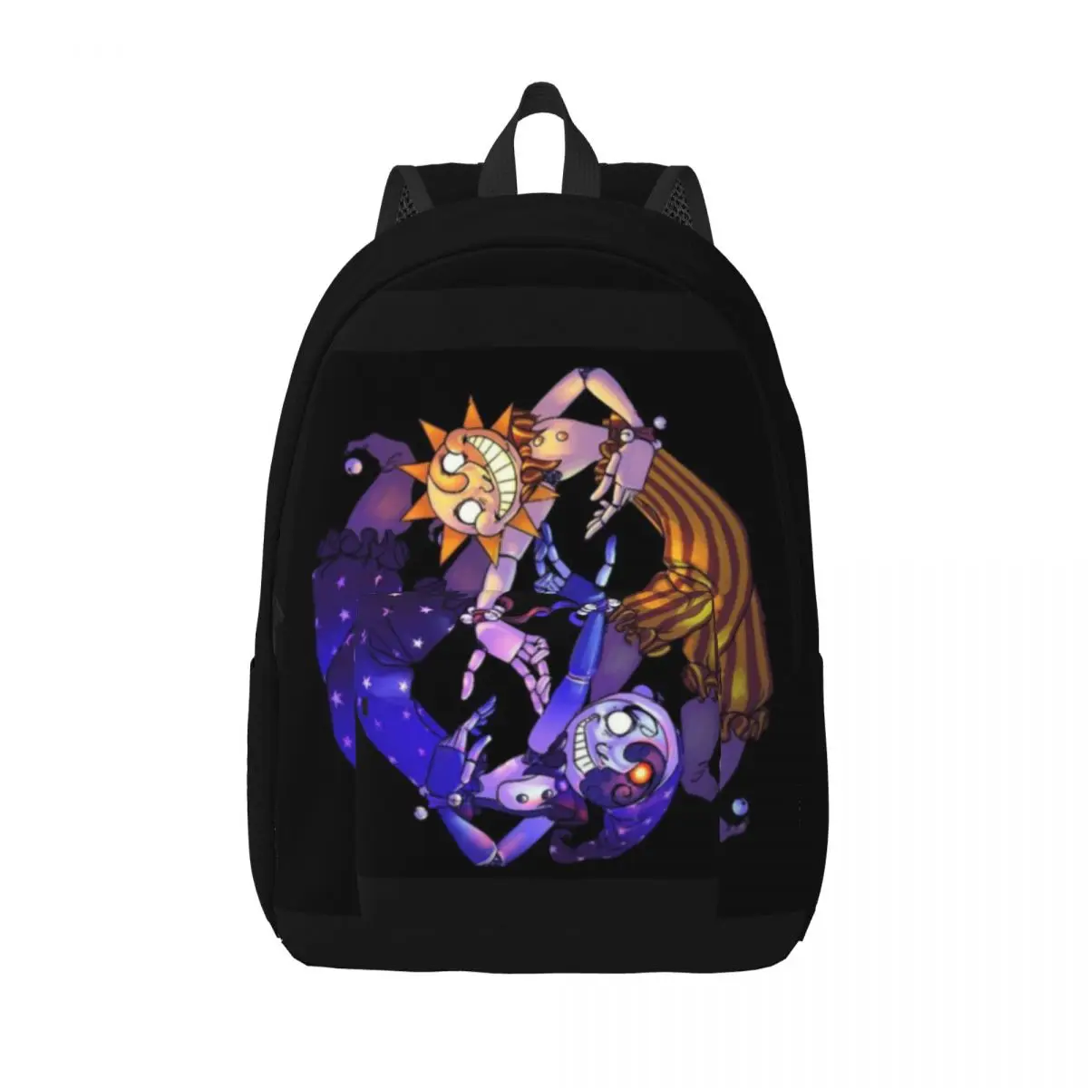 Happy Sunny And Moon Zaino Funny Fnafs Movies Girl Xmas Gift Outdoor Style Zaini Big Funny High School Bags Zaino