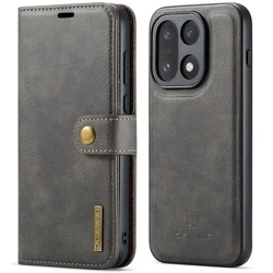 Premium Magnetic Leather Flip Cover with Stand and Card Holder - Anti - Fall Protection - OnePlus 11 (GRAY)