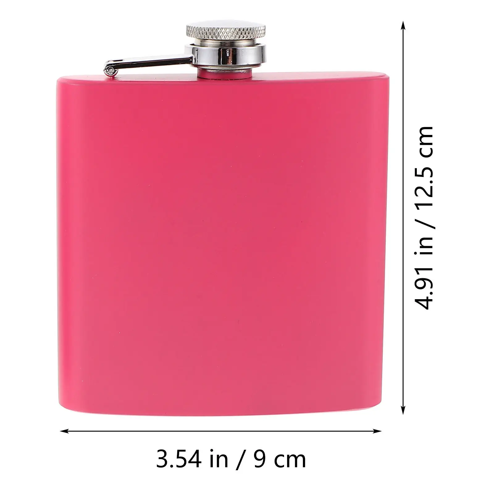 2Pcs 휴대용 스테인레스 스틸 와인 플라스크 위스키 럼 물 차 커피 누출 방지 캠핑 야외 사용을위한 소형 포켓 플라스크