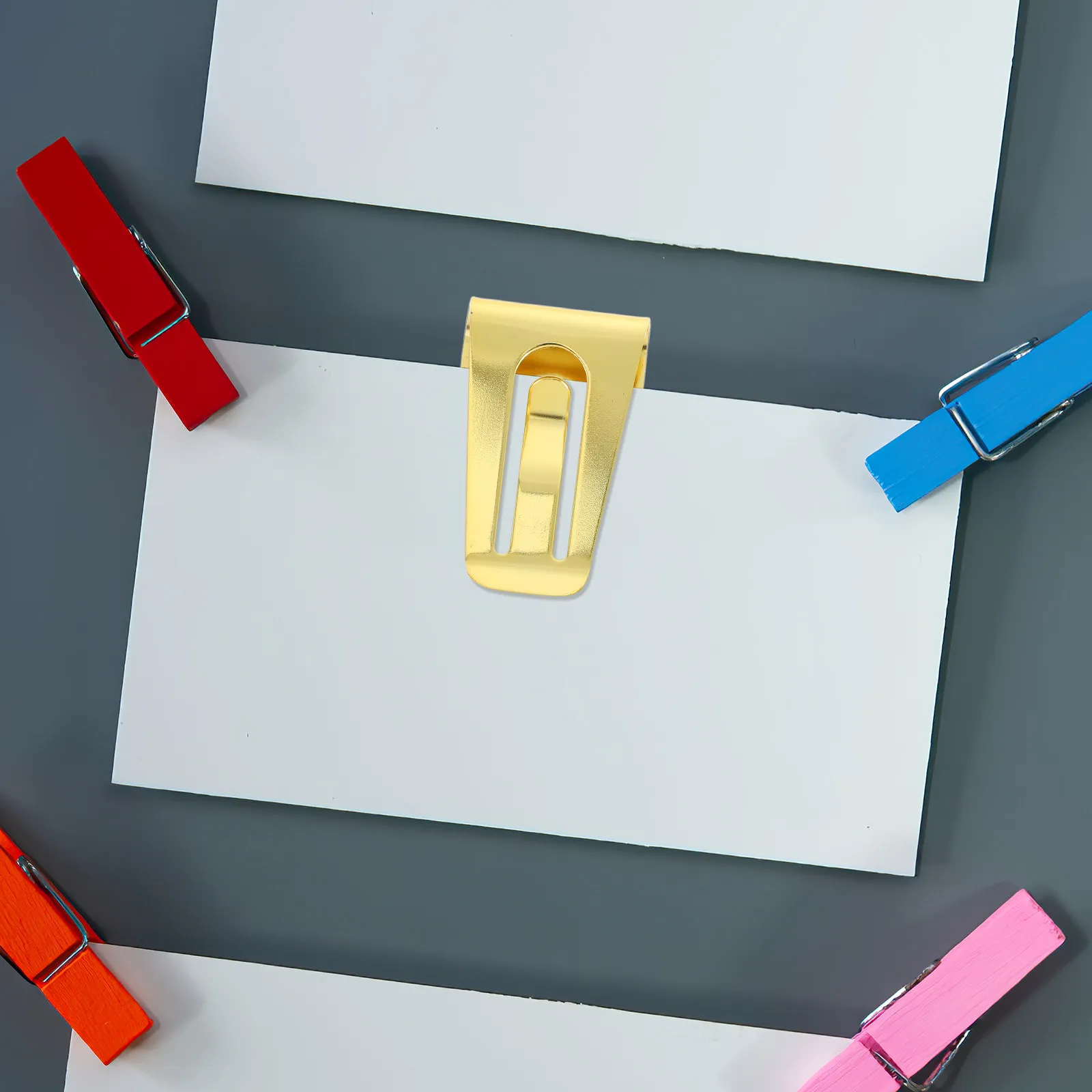 스테인레스 스틸 머니 클립 다기능 클립 지갑 현금 홀더 파일 정리함 지폐 보관 클램프 라벨 홀더