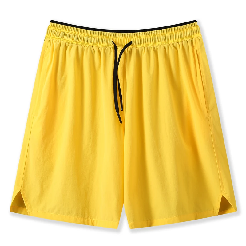 Men Solid Shorts Quick Dry Gym Sports Fitness Drawstring Shorts Pant Male Summer Casual Running Jogging Marathon Sweatpants