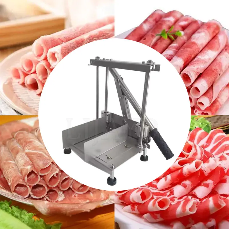 

Stainless Steel Ham Slicing Tool Lamb Beef Slicing Machine Vegetable Devices Manual Meat Slicer Machine Universal Home Shop