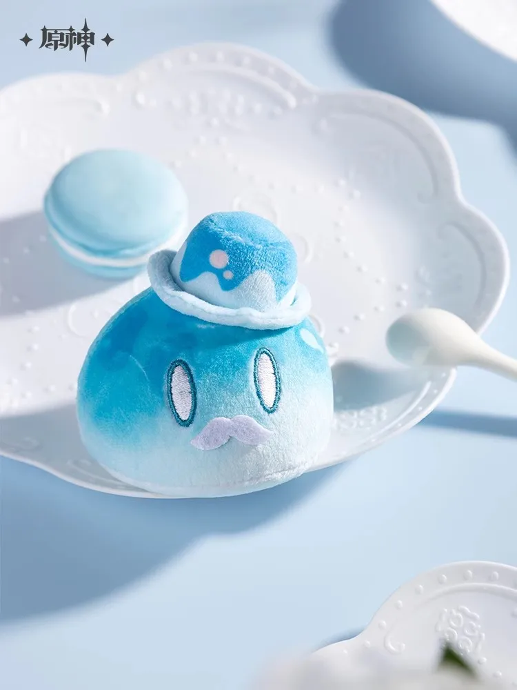 Game Genshin Impact Official Slime Series Dessert Party Squishy Game Peripherals Christmas Gifts Dolls