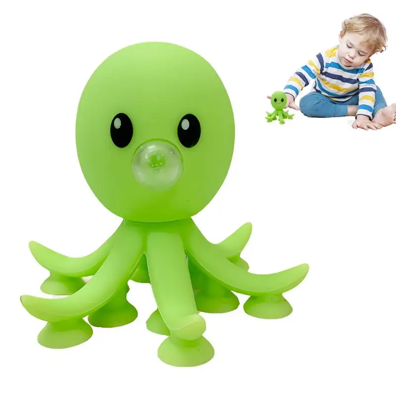 

Pinch Toys For Kids Cartoon Octopus Squeeze Fidget Toys Relief Toy Accessory Silicone Mini Squeeze Toy For Adult Women Men