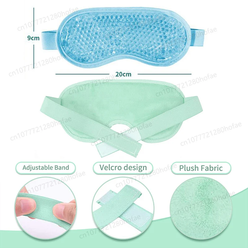 Cold Gel Eye Mask Cooling Eye Mask Heating for Dry Eye Reusable Cold Compress Ice Pack Sleeping Mask Heat Eye Patch Eye Cover