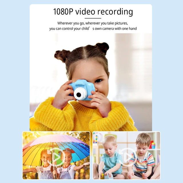 X2 Children's Toy Camera Kids Photo Camera 1080P Video Recorder Camcorder Digital Camera Educational Toys For Birthday Gift 4
