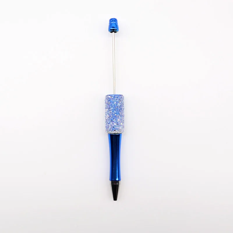 20pcs DIY Starry Sky Sugar Diamond Beaded Pen Handmade Sugar Diamond Advertising Promotion Beadable Ballpoint Pens Stationery 6