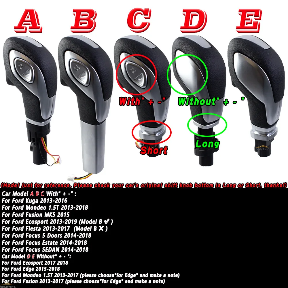 Automatic Gear Shift Knob Shifter Lever Head Car Accessory
