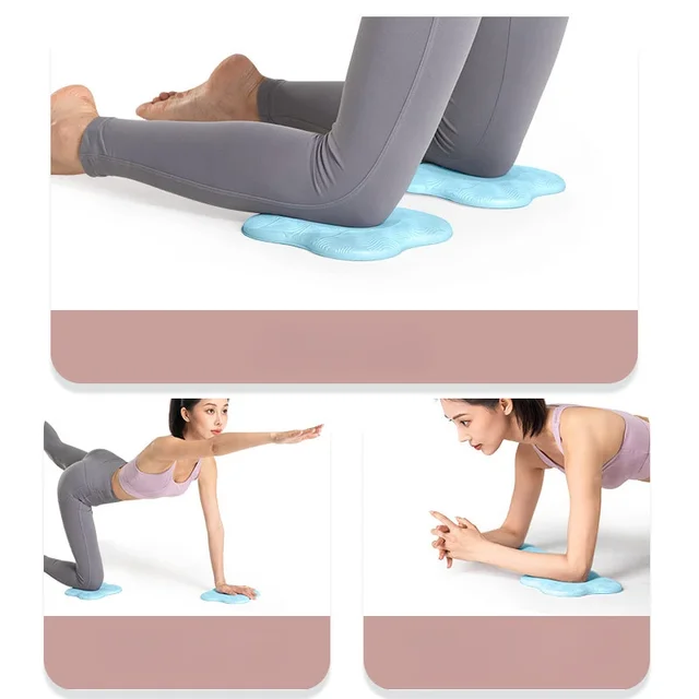 Thicken Yoga Knee Pad Cushion Wrist Hips Hands for Leg Arm Elbows Balance Exercise Fitness Pilates Yoga Mat Plank TPE Mat 6