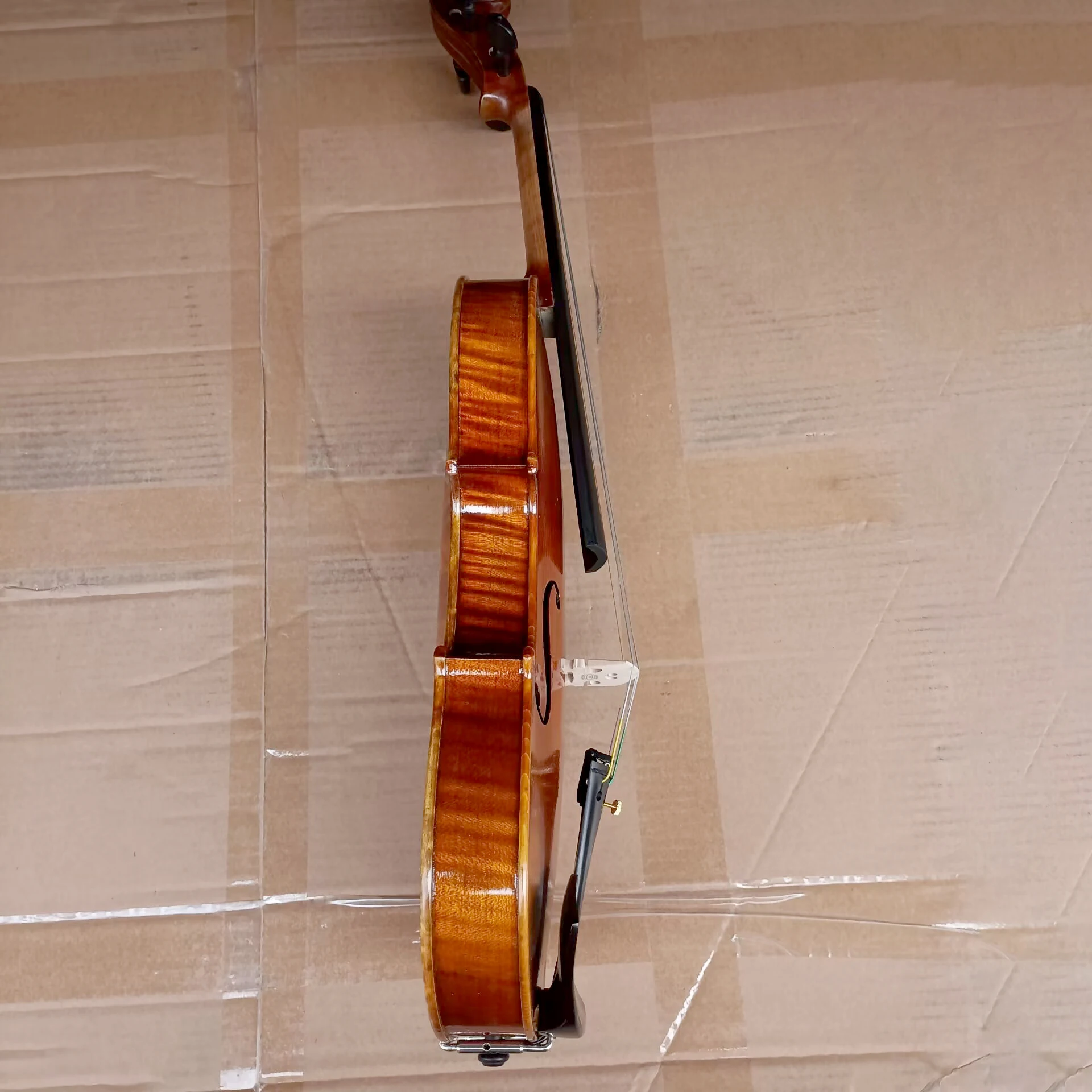 Handmade 4/4 size tiger patterned maple Retro solid wood Violin over 20 years beginner professional Musical Instruments acoustic violin,violin accessories