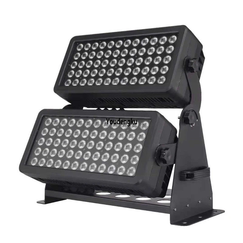 2 pieces IP65 120*10w rgbw 4in1 led wall washer flood light dmx waterproof outdo