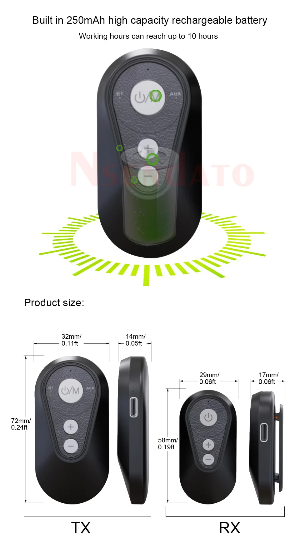 Bluetooth-Compatible 5.4 Wireless LE Audio Auracast Transmitter Receiver Adapter