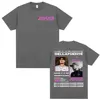 Rapper Dellafuente Tour Cover Graphic T Shirts Men's Clothing Harajuku Hip Hop Punk Oversized T Shirt Casual 100% Cotton T-shirt 3