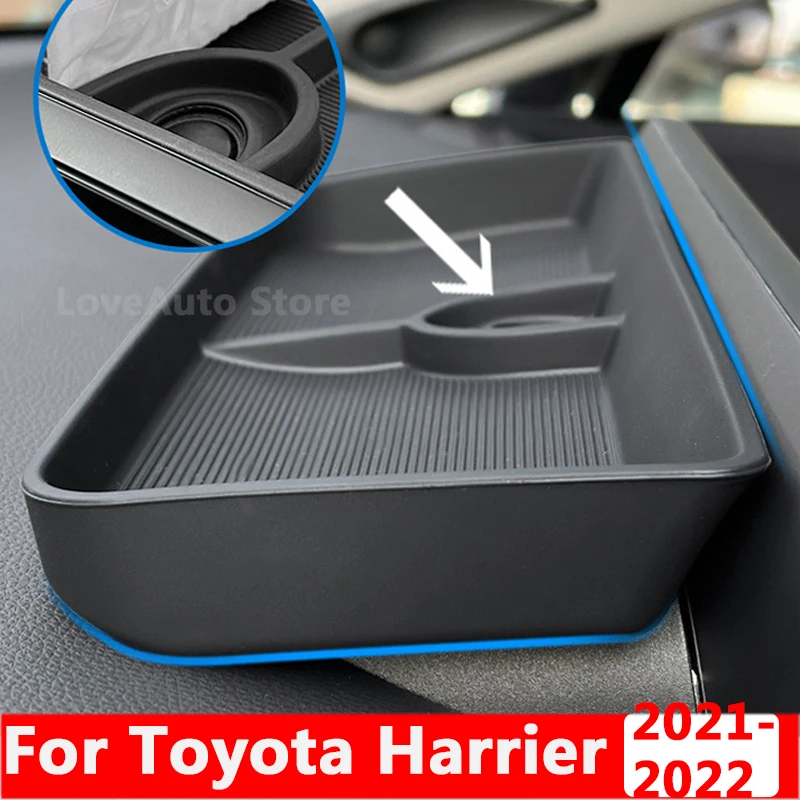 

For Toyota Harrier 2020 2021 2022 Car Navigation Screen Rear Storage Box Container Interior Stowing Tidy Organizer Tissue Box
