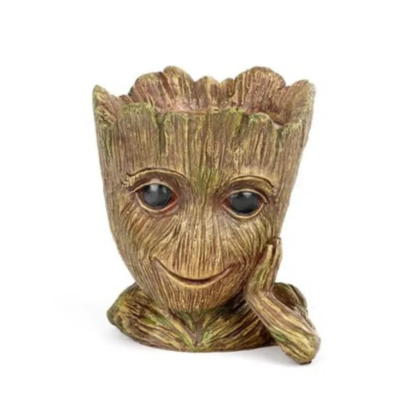 

3D Tree Groot Concrete Mould for DIY Succulent Flower Pot Silicone Cement Mold Craft Home Decoration Form