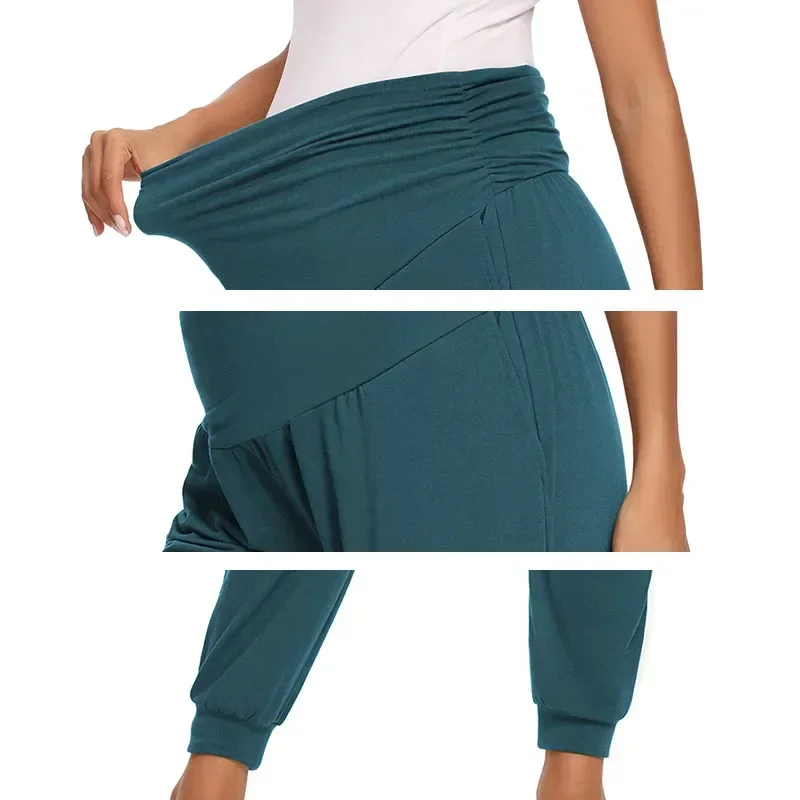 Women Pants Maternity Pants Women Sweatpants Womens Maternity Pants Over The Belly Stretchy High Waist Pregnancy Sweatpants Comfortable Casual Pregnanct Joggers with Pockets