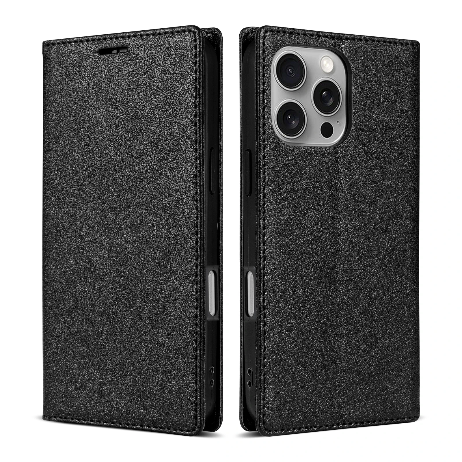 Sleek Retro Flip Leather Wallet Case with Card Slot Holder