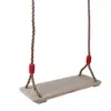 Wood Garden Tree Swing Seat With Rope Children Kid Toy Outside Playground Park 2