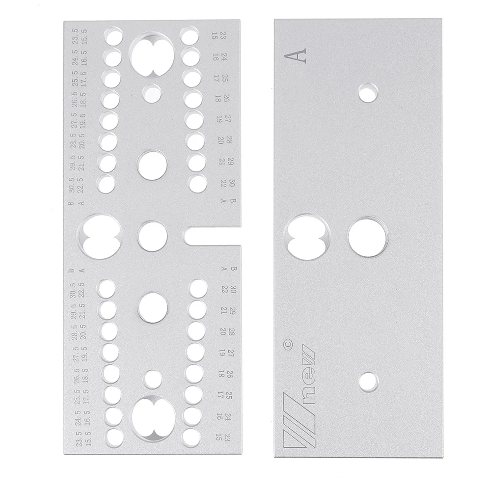 3 In 1 Dowel Jig Woodworking Hole Puncher Drill Guide 7/8/10MM M14 M18 Aluminum Wood Positioning Hole Opener DIY Tool