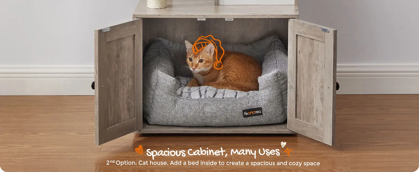 Spacious Cabinet, Many Uses