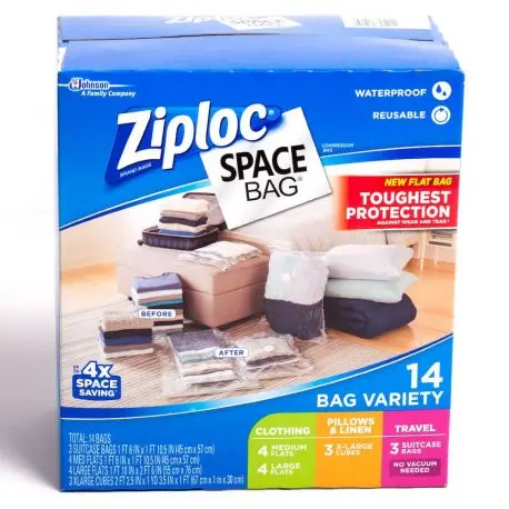 Bolsas Ziploc ahorra espacio aspiradora guarda ropa|Caja de sobres| -  AliExpress