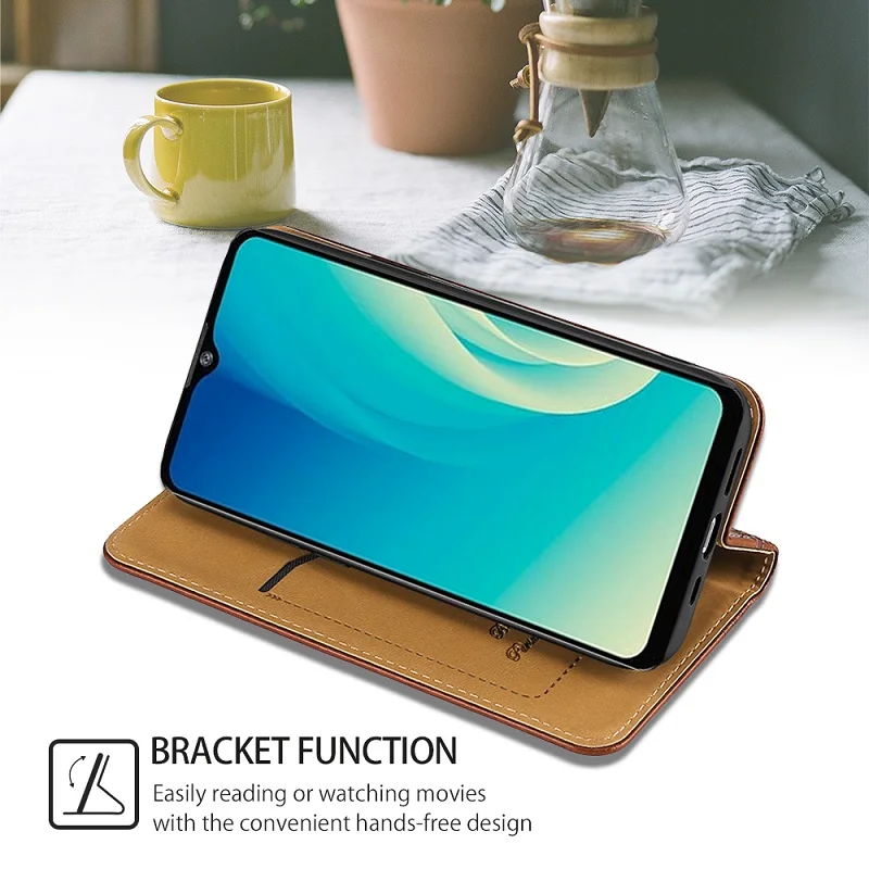 Elegant Leather Wallet Phone Case - Premium Protective Shell Cover