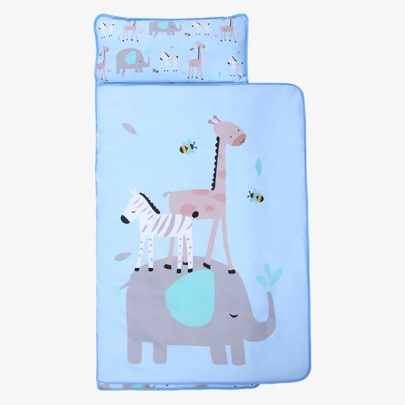 Nap Mat Slumber Bags for Boys Girls Easy Rolled Up Kids Sleeping Bag for Daycare Preschool Travel Camping 6
