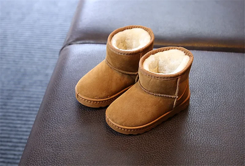 Mode Kinder Casual Schuhe Mädchen Jungen Baumwolle Schnee Stiefel Warme Kinder Stiefel Junge Winter Baumwolle Schuhe Turnschuhe فкики – Detail 6