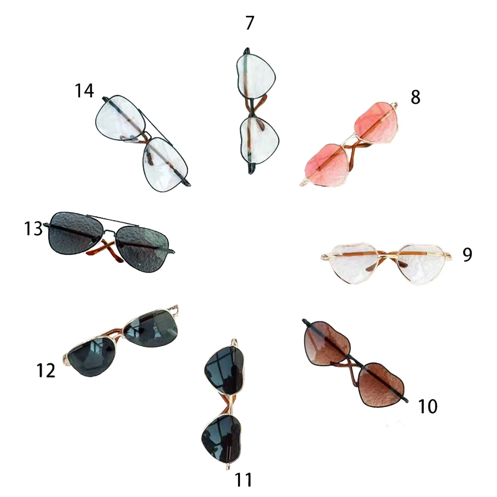 Heart Shaped Infant Glasses Newborn Photography Prop Baby Boy Girl Photo Shoot Round Sunglasses for Infants Eye Wear Accessories 1