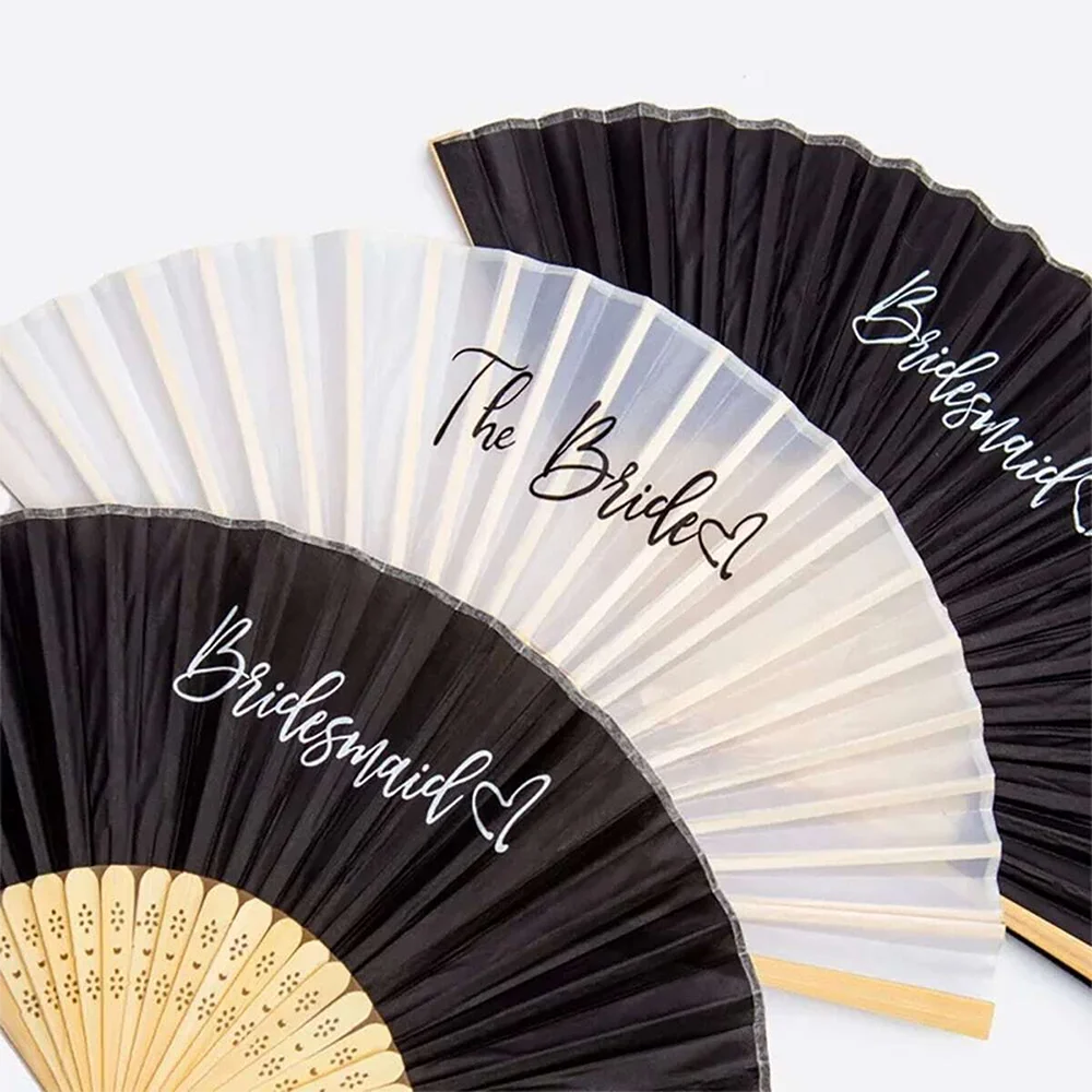 Ventagli Pieghevoli in Bambù per Sposa, Souvenir Nuziali, Decorazioni per Matrimoni, Forniture per Feste di Fidanzamento - immagine 5