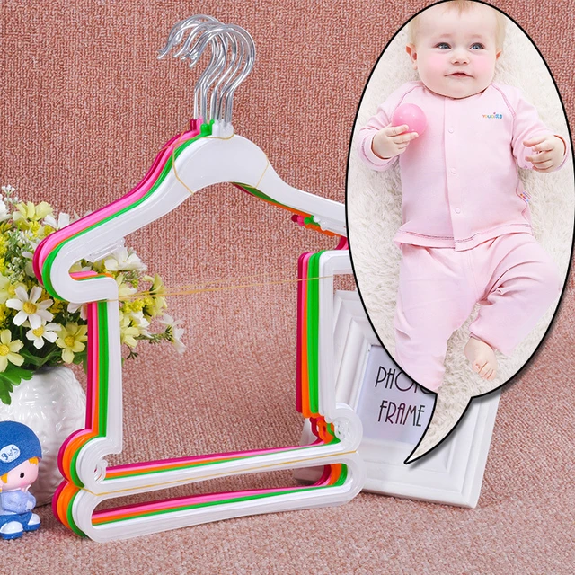 Children's Coordinate Set Hanger, Kid Wear Infant Baby Suit Clothes Pant  Skirt Shirt Pajamas Outfit Swimwear Double Display Hook - Drying Racks -  AliExpress