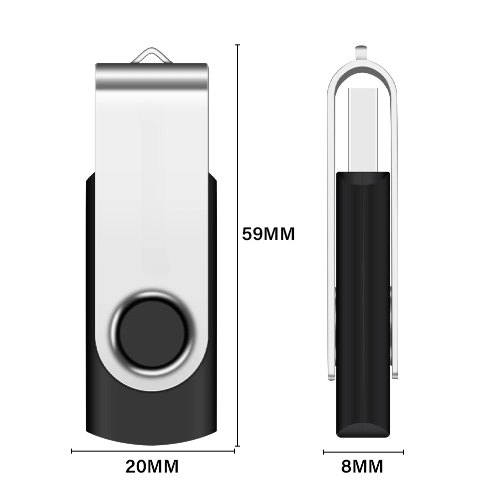 USB Flash Drive Flash Drive OTG USB 2.0 Pen Drive 128GB 64GB 32GB 16GB 8GB 4GB Device