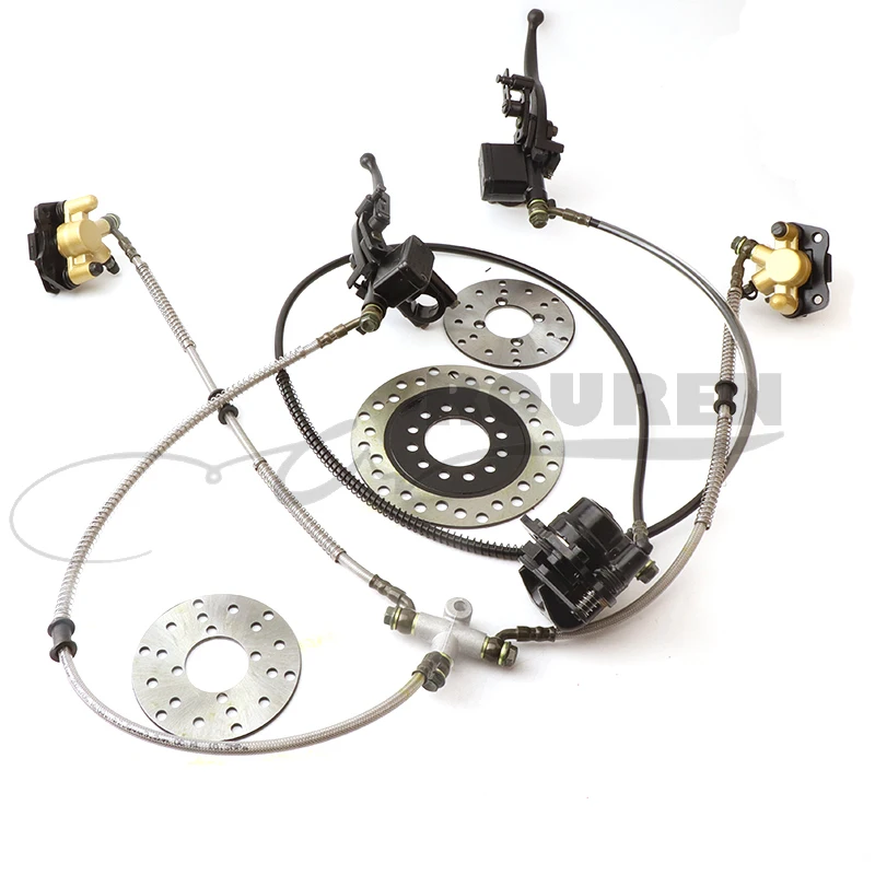 

Front Disc Brake Master Cylinder Hydrualic Caliper Assembly for Chinese 50cc 70cc 90cc 110cc 125cc ATV Quad