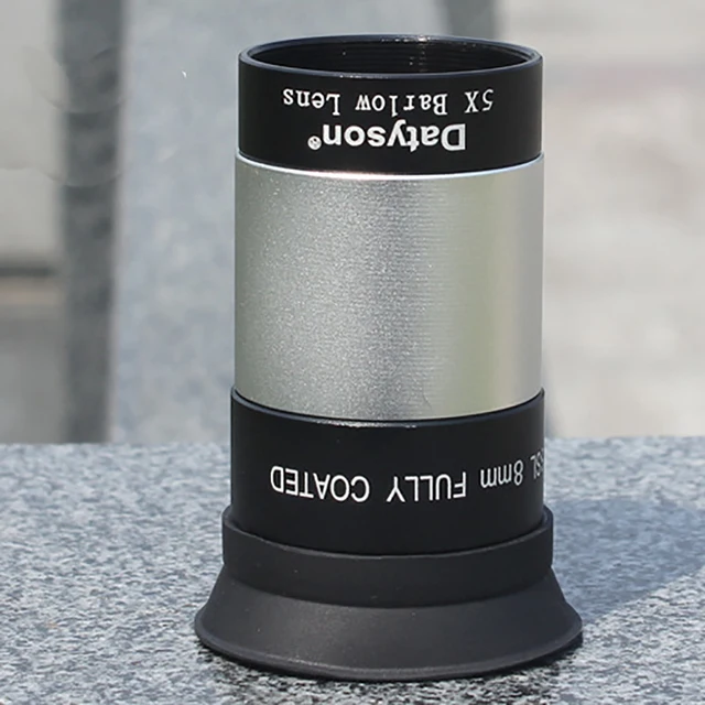 Lente Barlow 5X Per Telescopi - Estensione Specchio 1,25 Pollici Con Filettatura M42 - Foto 10