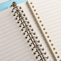 PLRBOK 50 Sheets 100 Pages A5 B5 A4 Loose Leaf Paper Binder Inner Pages 20/26/30 Holes Office Accessories Notebook Stationery 2