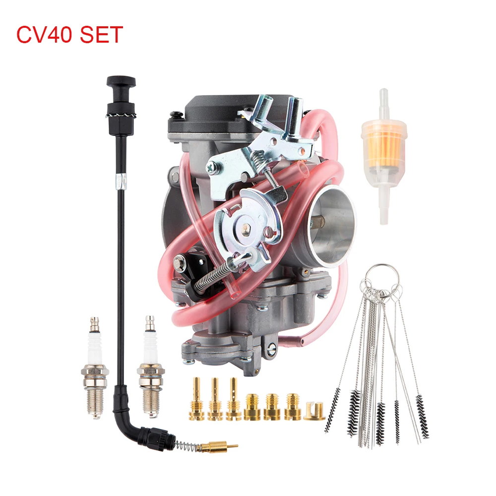 High quality New Motorcycle Carburetor Carb Set For HARLEY DAVIDSON 40MM CV40 PERFORMANCE TUNED