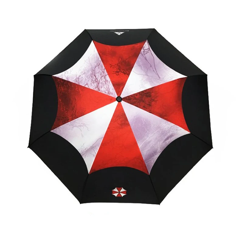 Automatic Biohazard Resident Zombie Umbrella Movie Theme 3 Folding