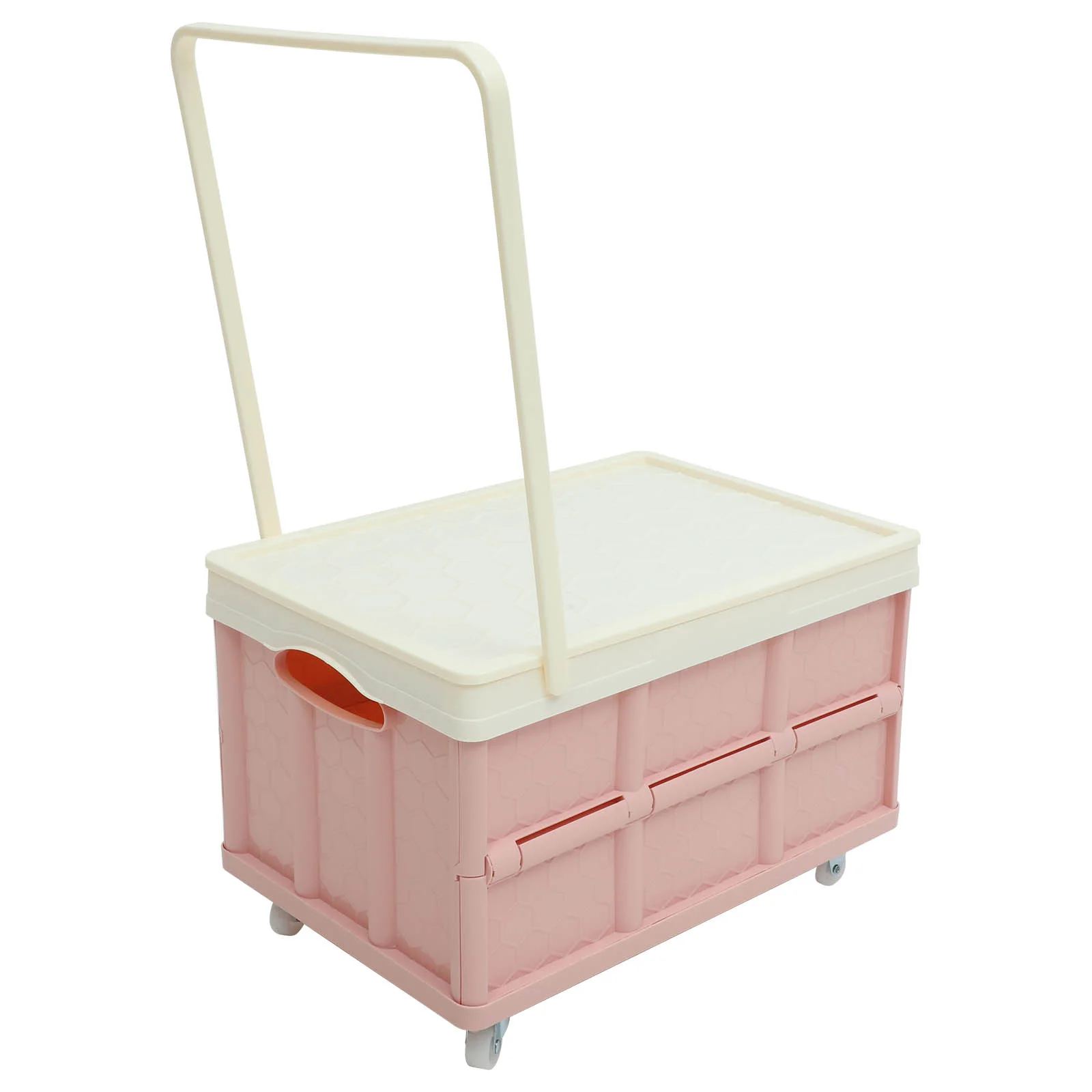 

English title: Alipis Collapsible Rolling Crate Wheels Foldable Utility Cart Handcart Shopping Trolley Travel Shopping Moving