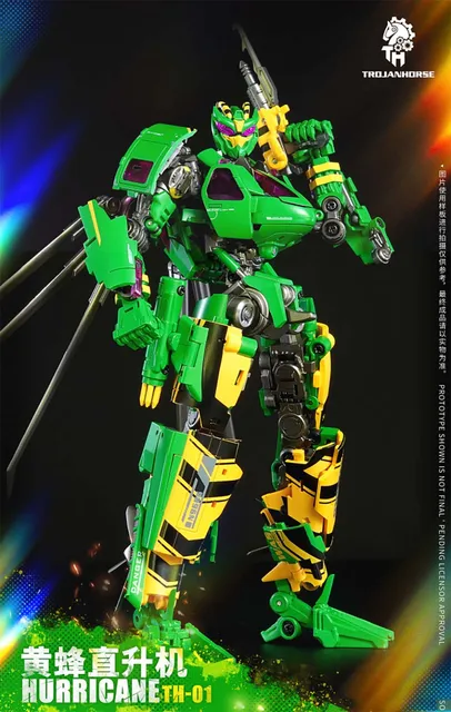 TH-01 HURRICANE トランスフォーマー　ワスピネーターっぽい人 Trojan Horse TH-01 Hurricane Waspinator - Show.Z Store