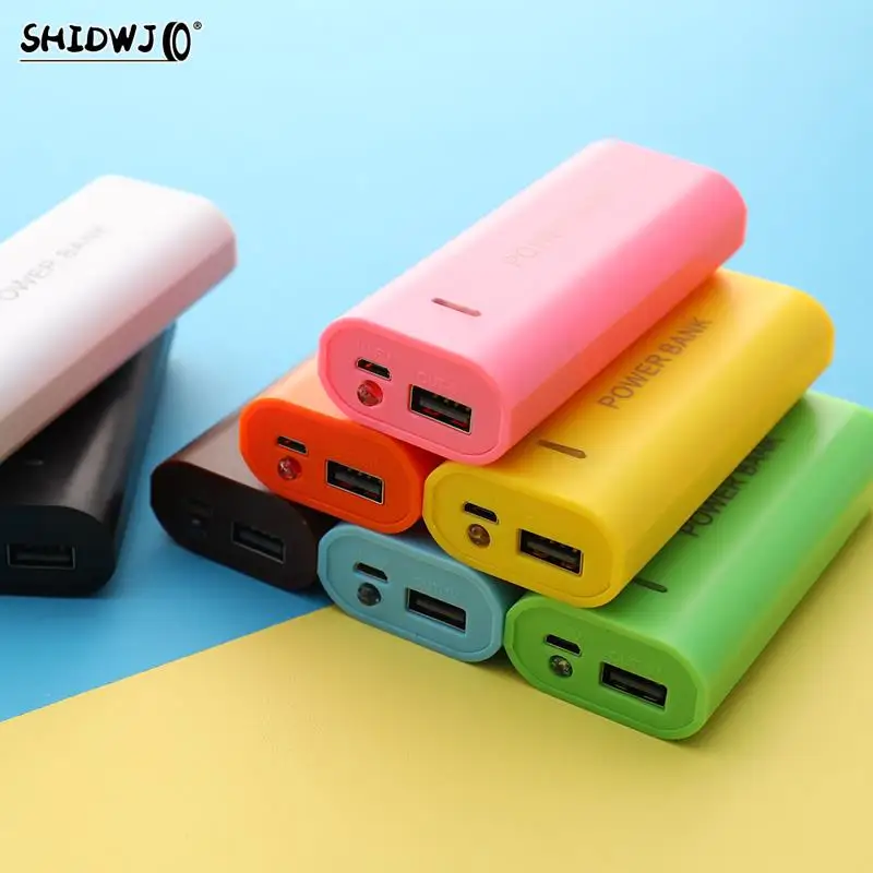 

1 шт., внешний аккумулятор 5 В, 5600 мАч, 2x18650 USB