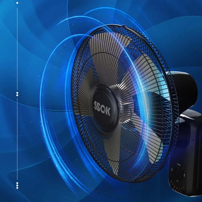 Wallmounted Electric Fan Wallmounted Wall Fan Dormitory Office Remote