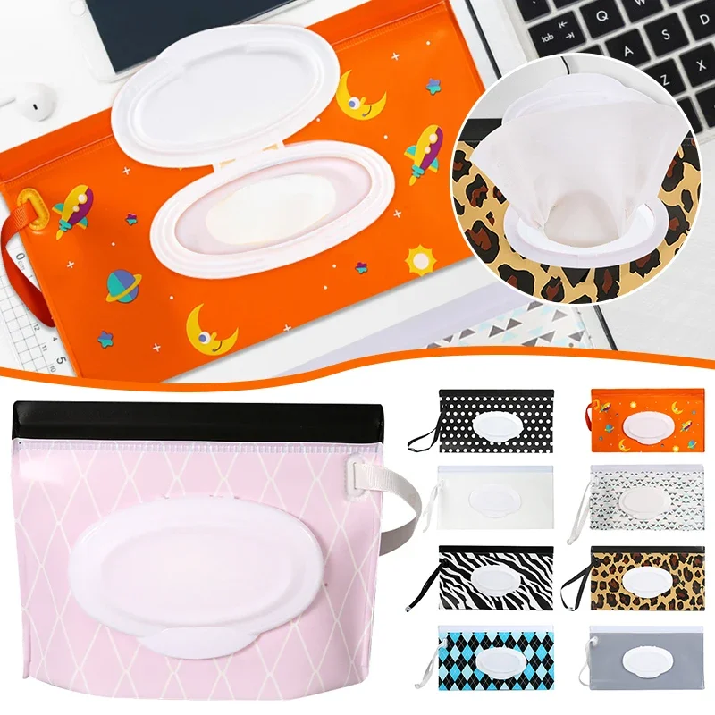EVAFliptopBabyWetWipePouchPortableWipesHolderCaseReusable