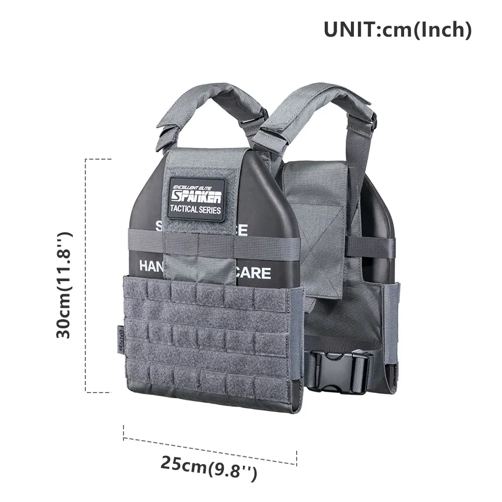우수한 ELITE SPANKER 에어소프트 조끼 용 전술 조끼 Molle Combat Assault Plate Carrier CS 장비 Chest Rig Gear Armor