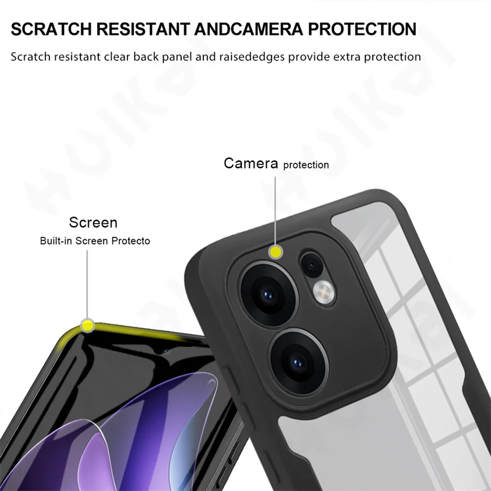 Shockproof Silicone 360° Protection Phone Case